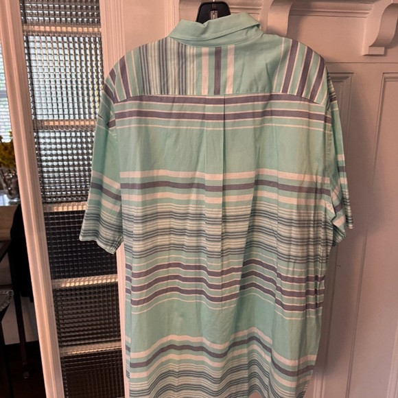 Vineyard Vines Classic Tucker Shirt Men's Sz XXL Green/ Blue Button Down NEW - Picture 8 of 8